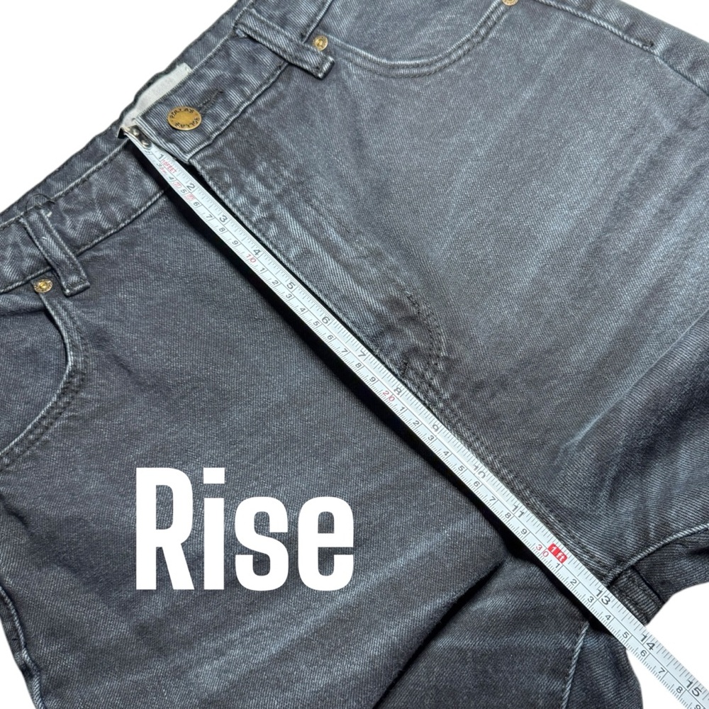 ROLLA’S Genie Super High Rise 80’s Ballon Leg Jeans Womens size 26 Shadow Black - Picture 14 of 16